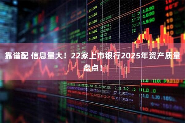 靠谱配 信息量大！22家上市银行2025年资产质量盘点！