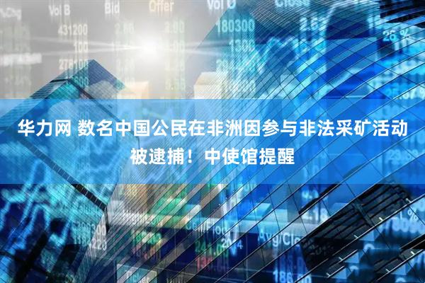 华力网 数名中国公民在非洲因参与非法采矿活动被逮捕！中使馆提醒